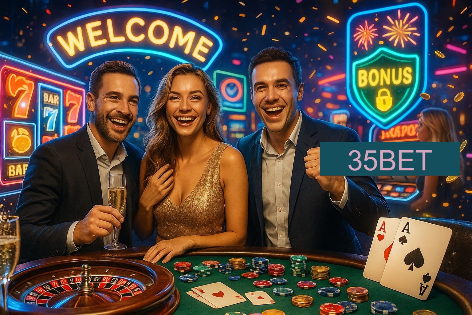 Jogos emocionantes no 35BET